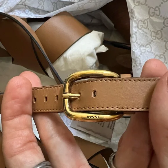 Gucci Tan Leather Heels - Picture 12 of 14